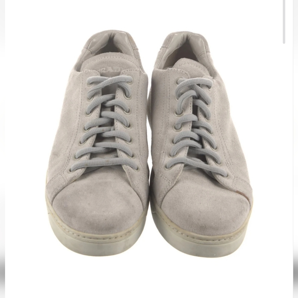 Prada Authentic  Suede Sneakers Women's Size: 7.5 I IT 37.5